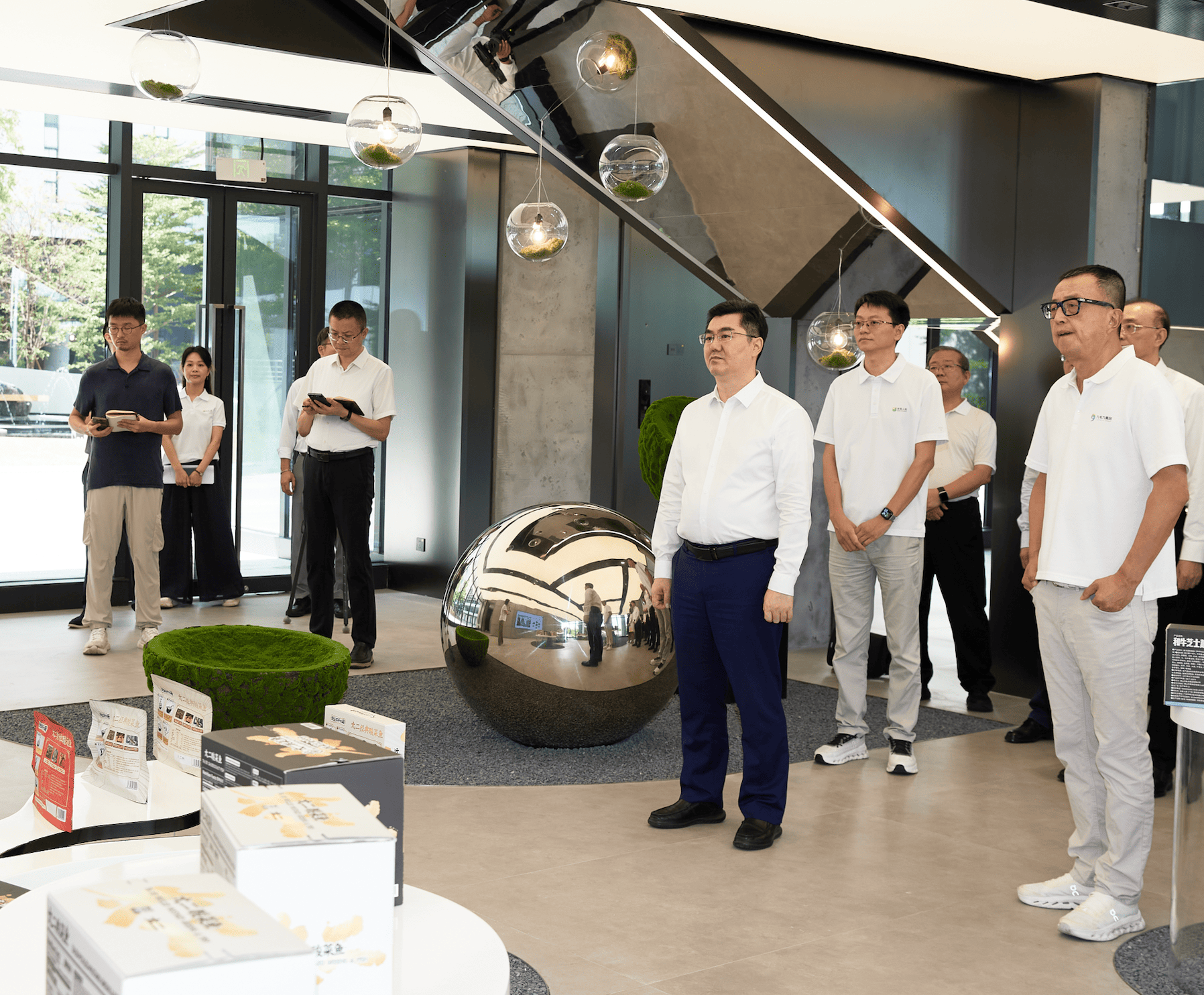 孙志洋市长调研米兰官网_米兰（中国）
集团全国供应链中心基地